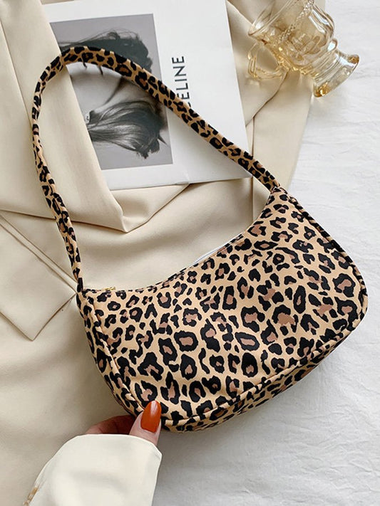 Leopard Print Prüfen Kariert Tasche Unterarm Tasche Print Umhängetasche